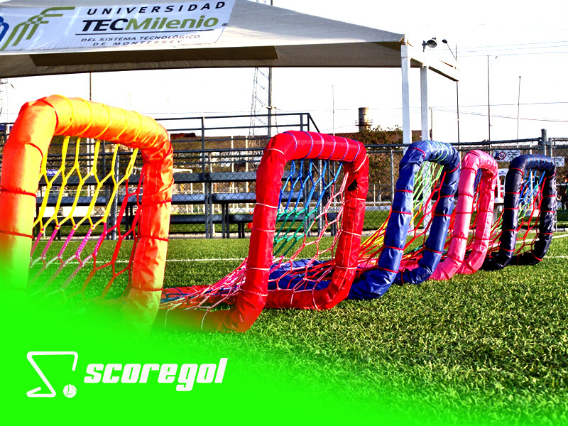 Galería porterías de futbol mini coloriadas para niños 