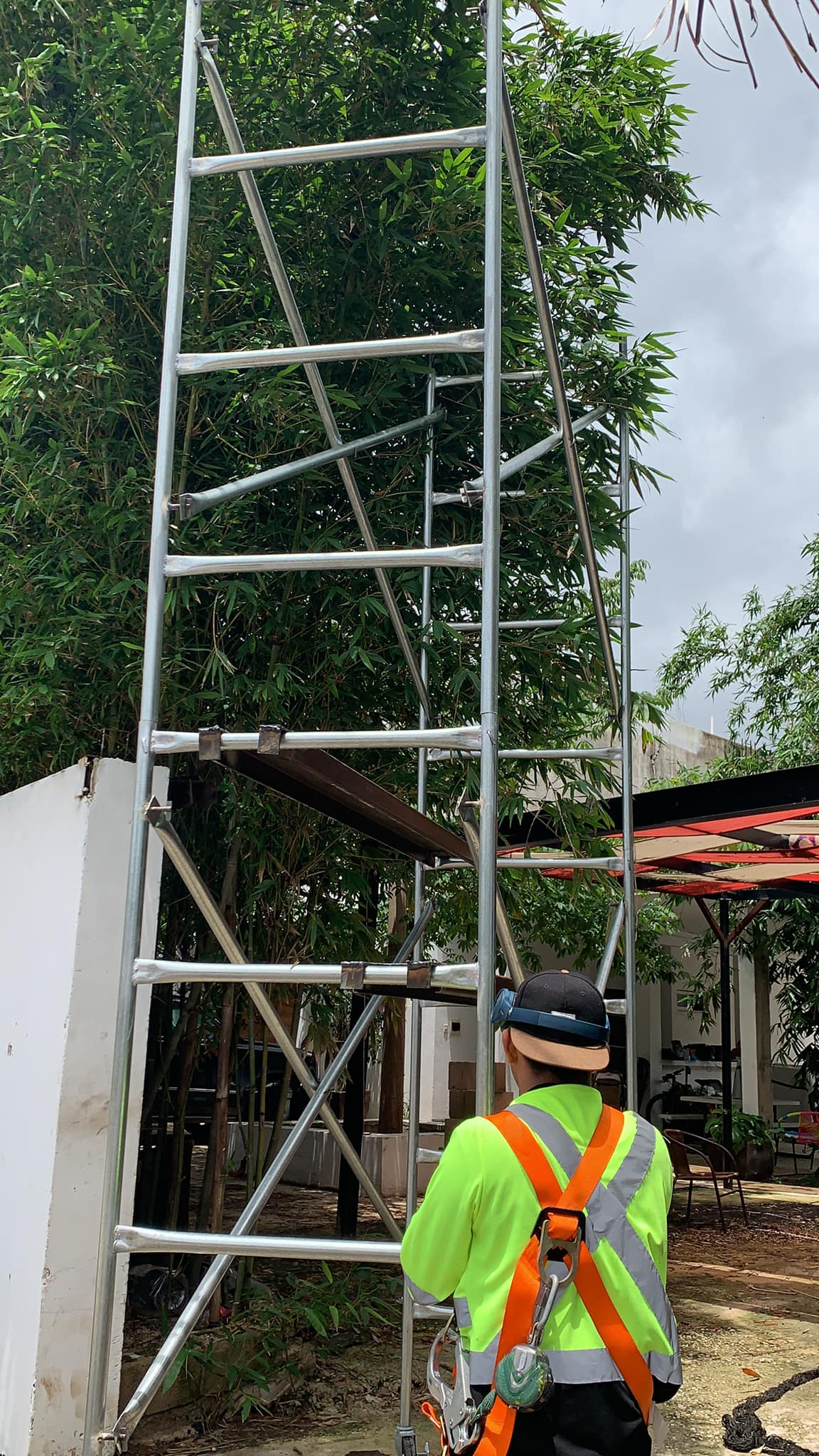 Galería Andamio banquetero galvanizado